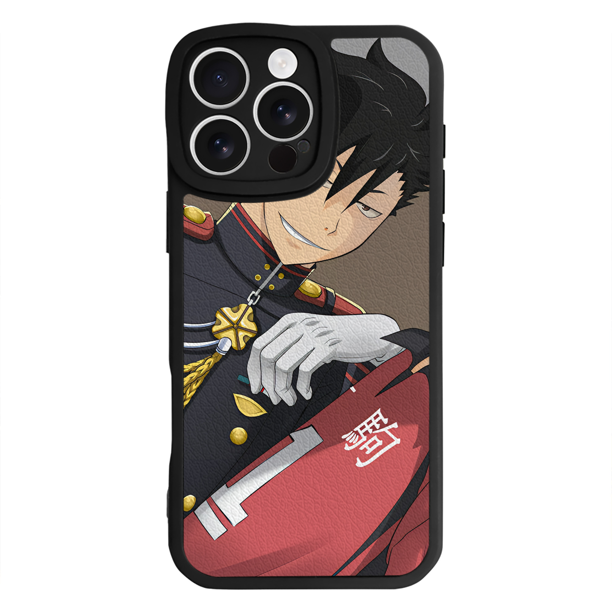（画像用） ハイキュー!! Haikyu!! 【iPhone 16シリーズ対応】シリコンスマホケース（レザー調） 材質：シリコン
